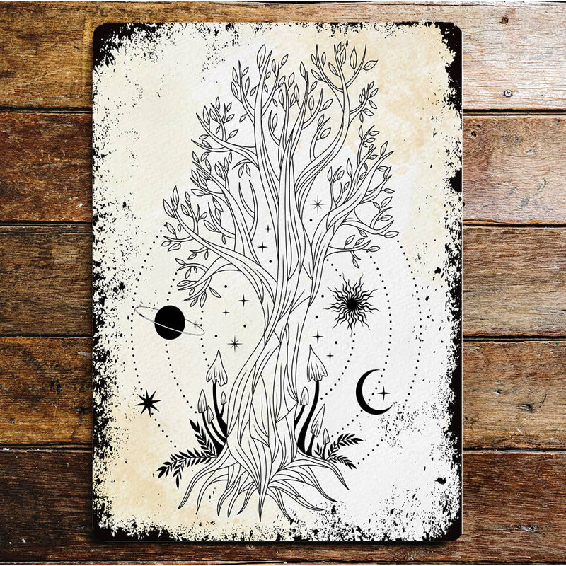 Landscape & Nature Wall Decor on Metal, 80cm H x 60cm W
