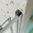 50"-54"W x 72"H sliding shower door, sliding door, with 1/4" tempered glass and Polished Chrome finish 5472-122517125