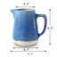 Approx. 6 Inches High Green-Blue Pitcher (4.3" Opening)