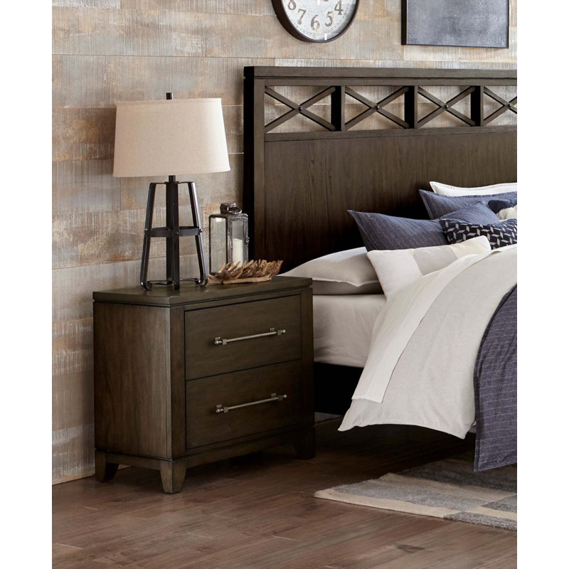 Table de chevet 1Pc de 2 tiroirs