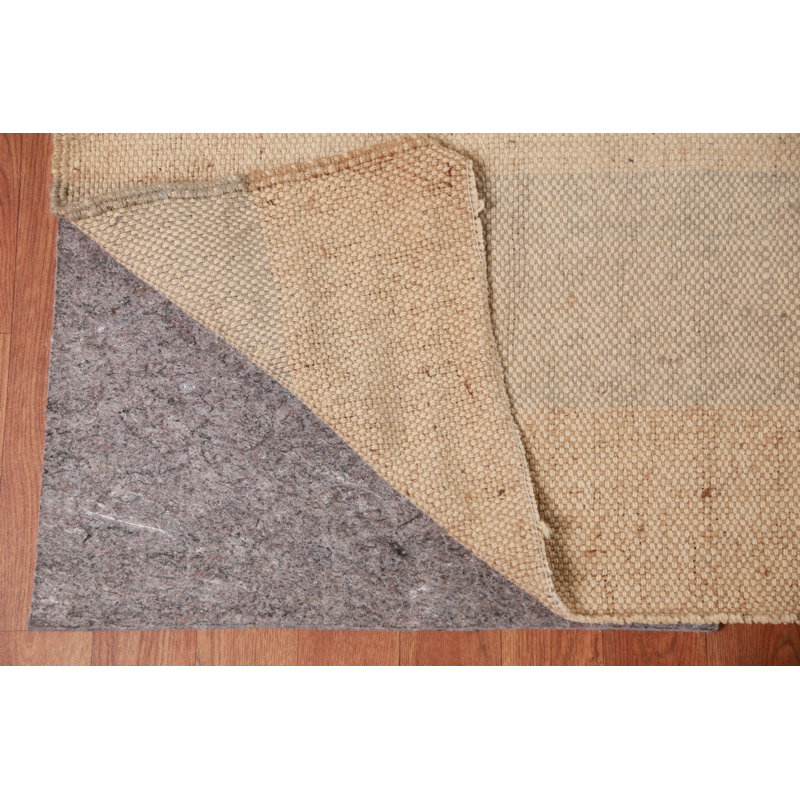 Tapis rayé en jute kilim 10 x 11