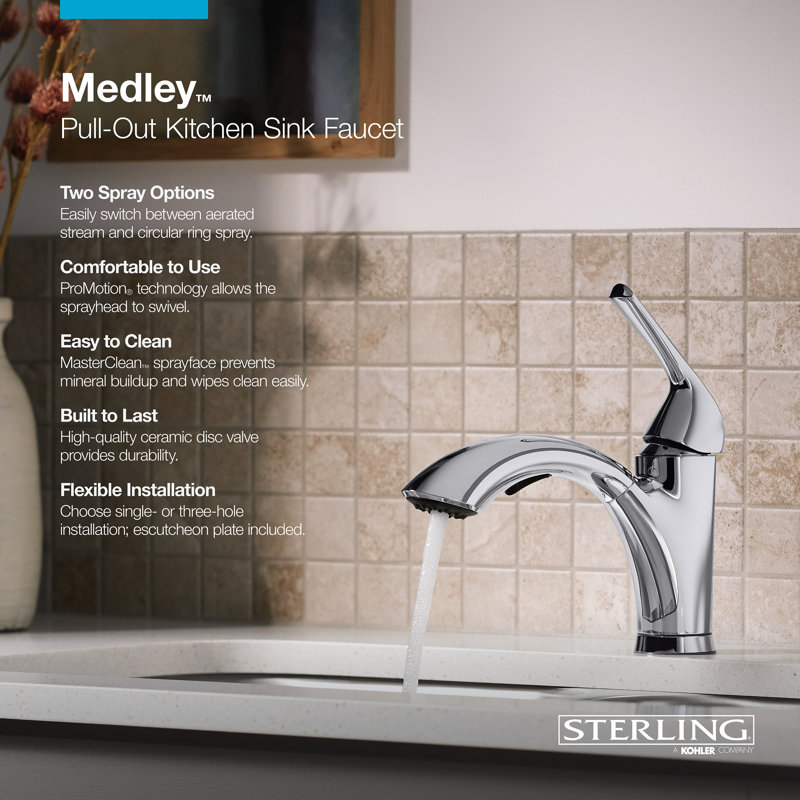 Medley® Kitchen Faucet, Matte Black