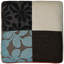 34.5cm Wide Square Floral Standard Ottoman