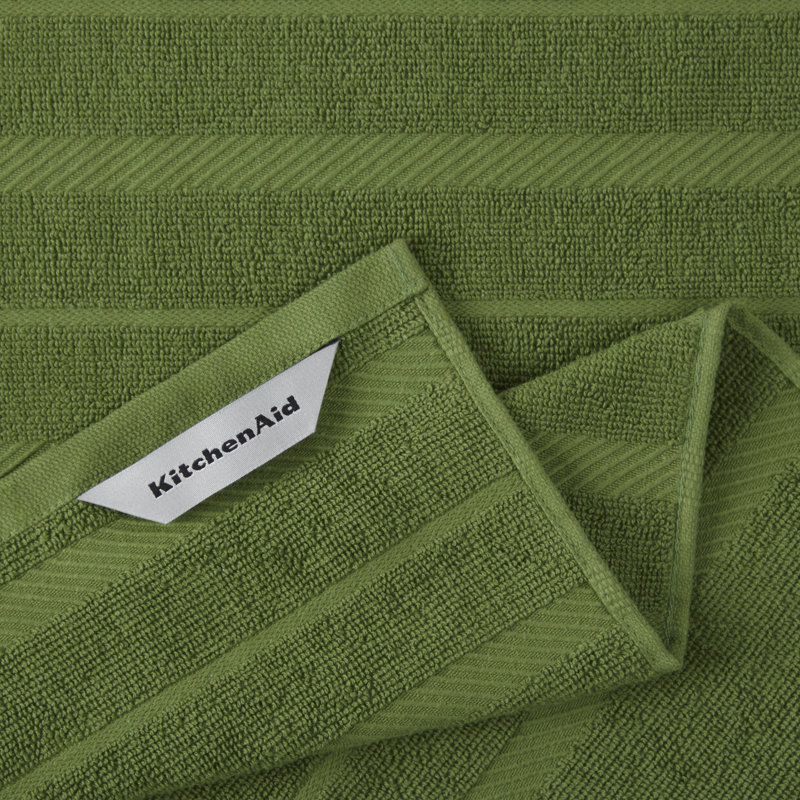 Kitchen Aid Albany Kitchen Towel Set, Green