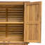 Boîte de terrasse, armoire en bois d'acacia