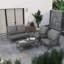 Chaise avec accoudoirs avec coussins amovibles Leisuremod-105511585