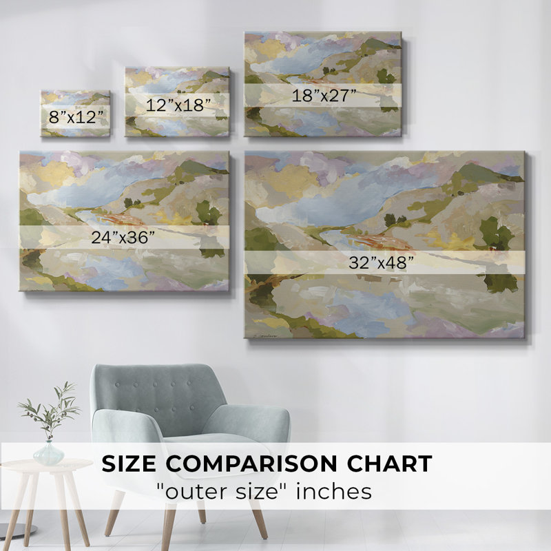 Toile tendue Uplands II-Gallery, H 18 po x l 27 po