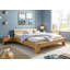 Solid Wood Bed Stockholm Wild Oak-1950658373