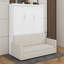 Lit escamotable double pleine grandeur avec coussin-348444493-348444483