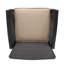 Chaise de patio avec coussin Morphis-100483777-100483776