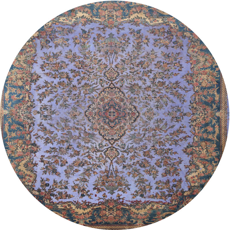 Carrianna Oriental Indoor Rug, Round 6'