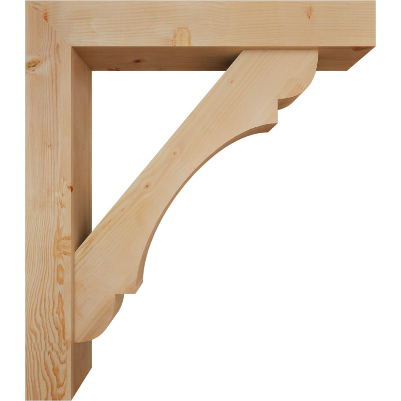 Support de bloc olympique avec entretoise décalée, 48 x 42, Sapin Douglas de l 7 1/2 (lisse)