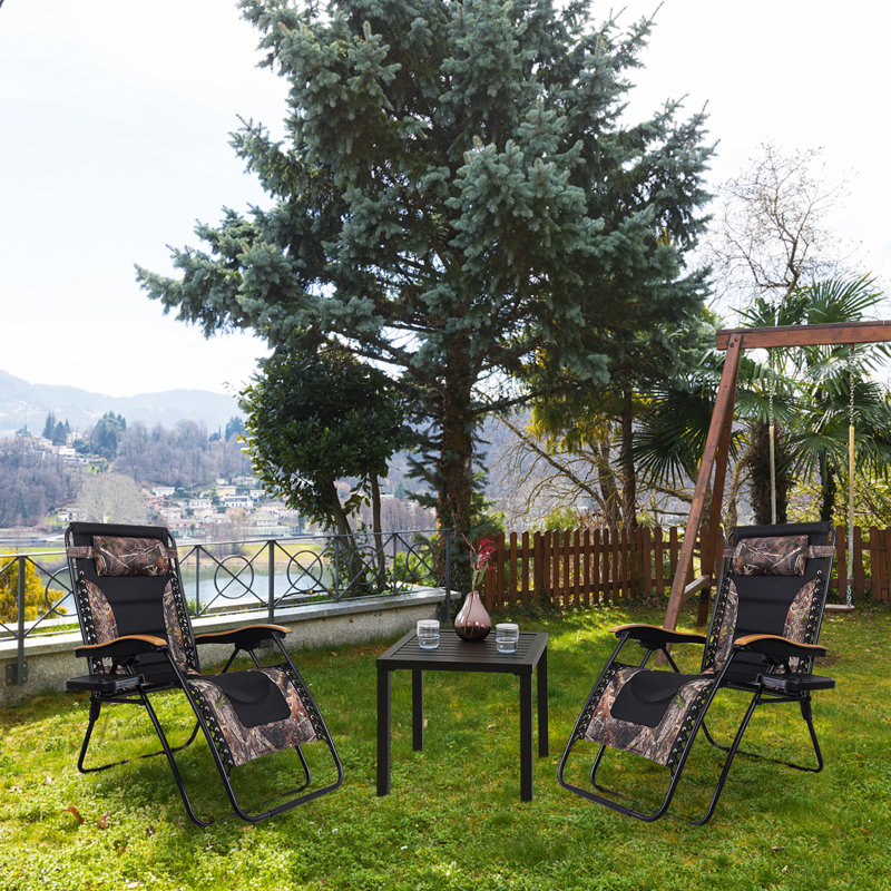 Syril Folding Zero Gravity Chair, Camouflage