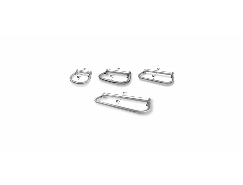 Extend a Hand Extension Grab Bar, Stainless Steel, 12"x12"