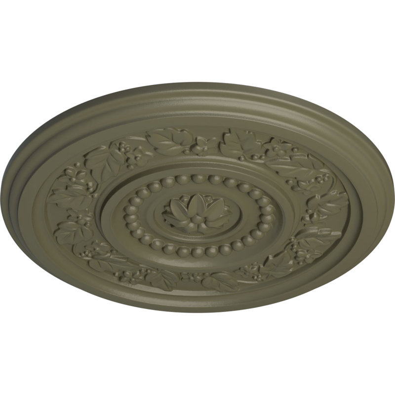 Médaillon de plafond H 16,125 po x l 16,125 po Marseille, Pierre Spartan