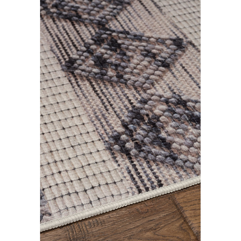 Geometric Indoor Rug, Rectangle 3' x 5'