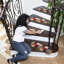 Tapis d'escalier intérieur en damier antidérapant lavable à la machine pour marches en bois-1529165295-1594644031