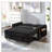 58-inch Chenille Pull Out Sofa Bed-493910028