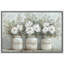 Thankful Grateful Blessed Inspirational Green Floral Rustic Mason Jar Large Canvas Print Wall Art-119461002-98635537-98635535