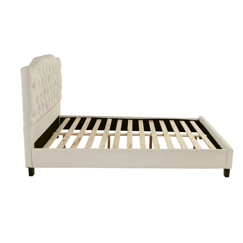 Vegan Leather Platform Bed, Full