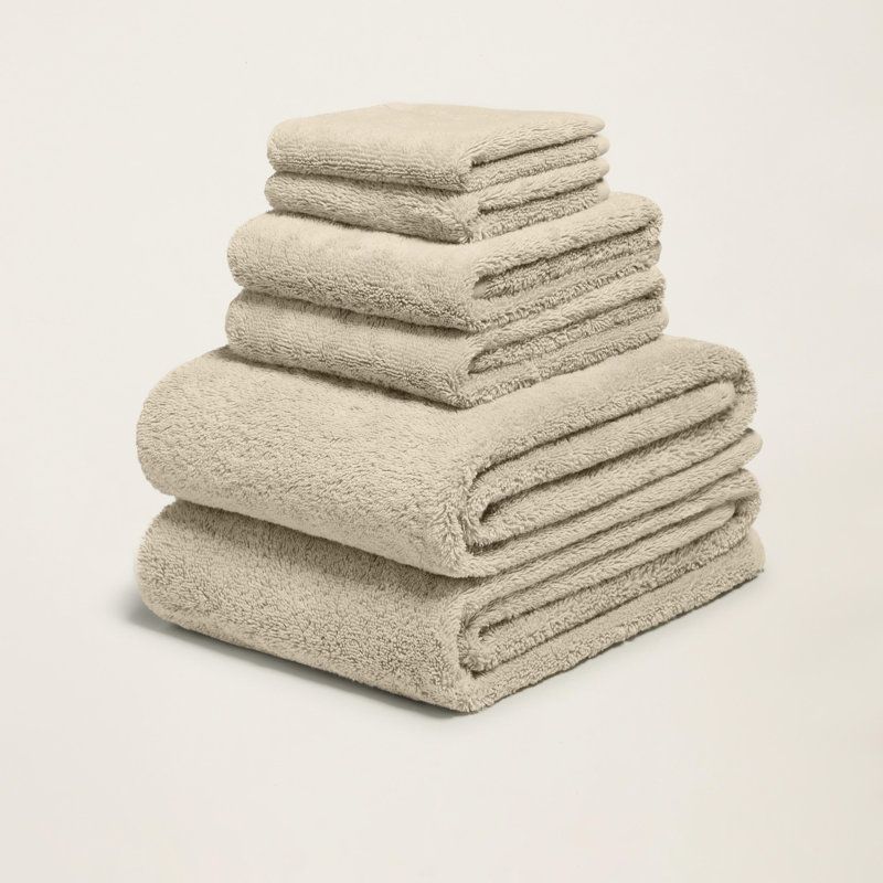 Serviettes en coton australien Ultraplush, Sauge, Serviettes de bain (ensemble de 2)