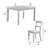 Robertas 4 - Person Dining Set