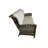 Borce 73'' Polyethylene (PE) Wicker Outdoor Patio Sofa with Sunbrella® Cushions