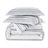 Coastal Stripes Down Alternative Oversized Comforter Set with Shams by Southshore Fine Linens-1154239119-1154239131