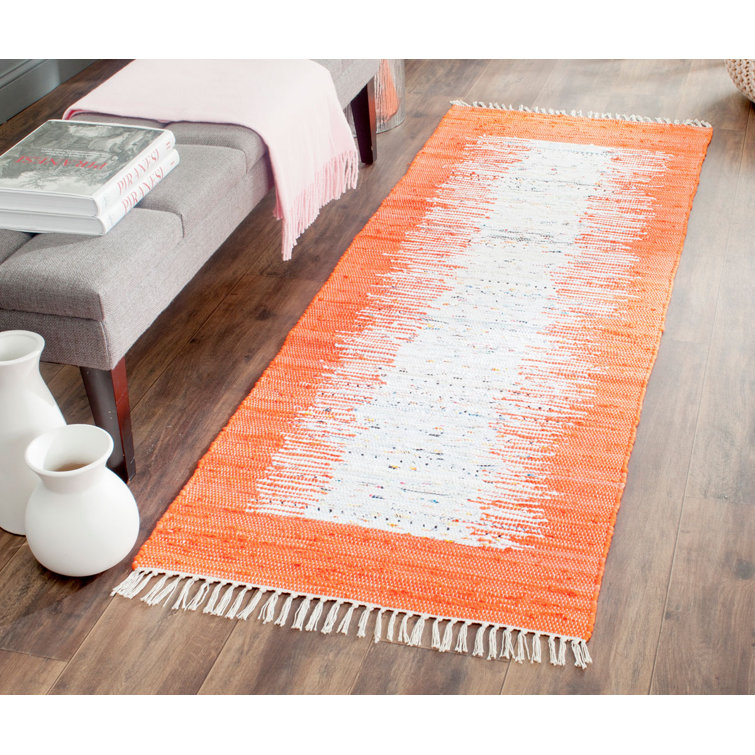 Paynter Hand Woven Cotton Abstract Rug
