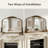 Retro Engraved Bathroom Mirror, Arched Wall Mirror-287107977-287107979