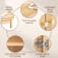 Armoire de salle de bain en bois originale avec surface en rotin et portes doubles