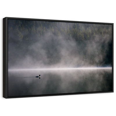 Nature «Duck In Foggy Lake»