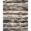 Tapis géométrique en cuir tissé à la main Barr-24831002