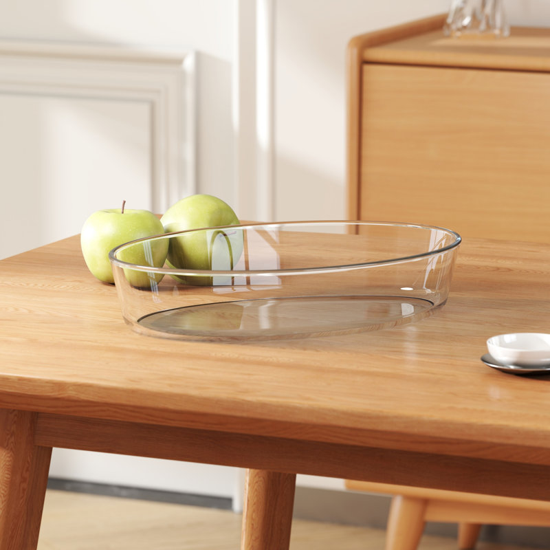 Chafing dish ovale en verre de 3 pintes avec couvercle en acier inoxydable et cadre doré, chauffe-plat pour buffets, réceptions et traiteurs.