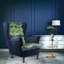 Camargo Velvet Wingback Chair