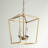 Finnegan 4 - Light Dimmable Lantern Chandelier-347253917-290373843-290373853