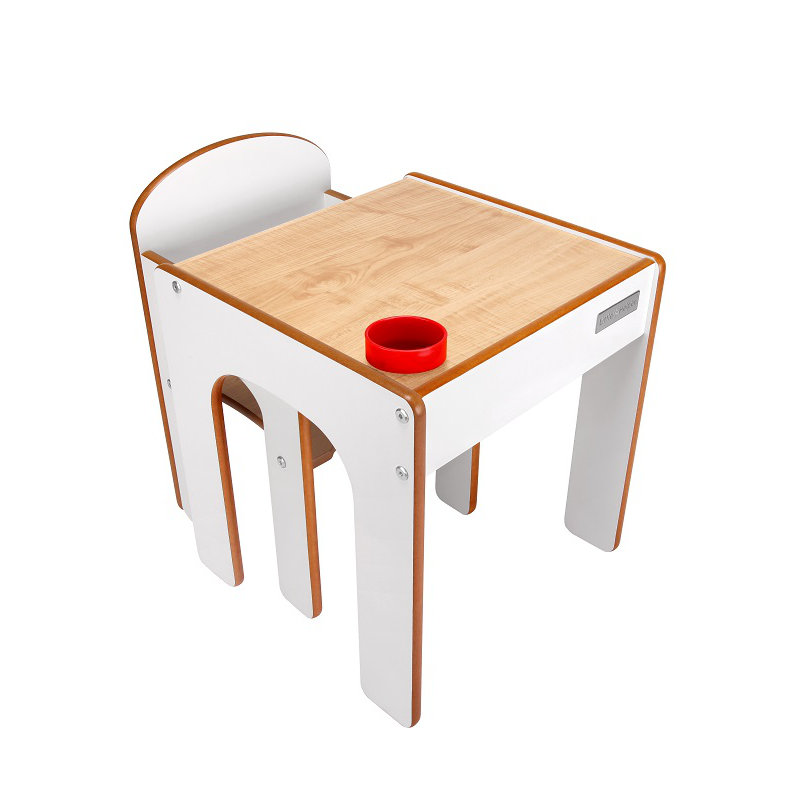 Maud 43cm Art Desk Chair Set, White