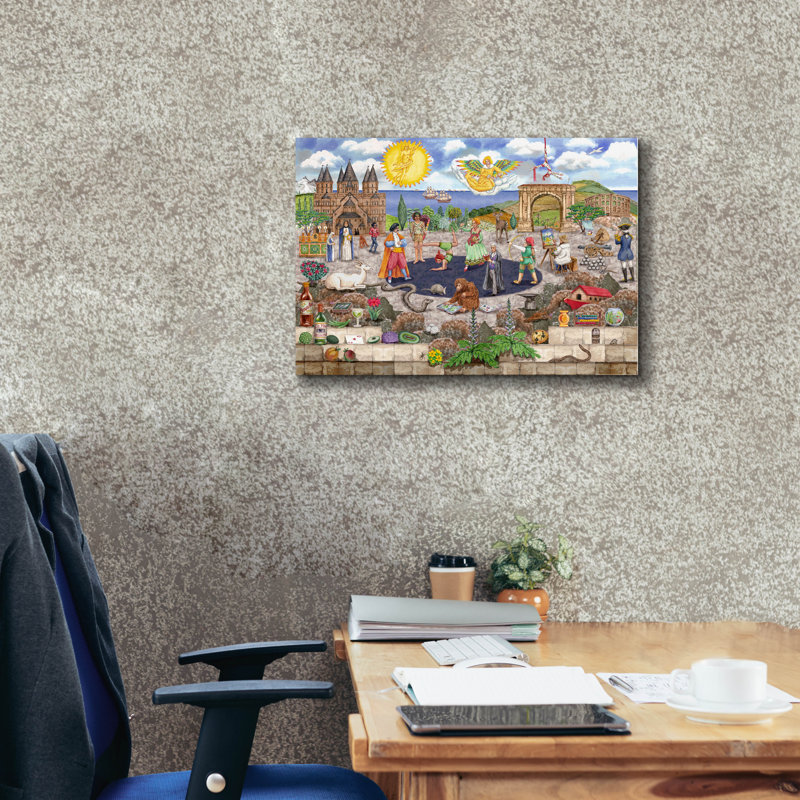  «All The As» par Gale Pitt, art mural sur toile, 26 po x 18 po, H 18 po x l 26 po