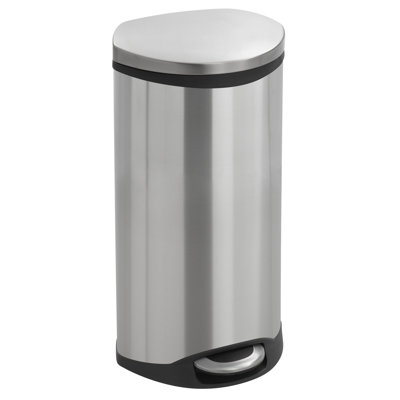 Ellipse Steel Step on Trash Can