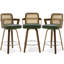 Tabouret de bar et tabouret de bar 26,77 po avec accoudoirs-2129382415-2133399063