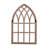 Rustic Arched Window Frame 20 X 32 Inch,  Hanging Distressed White Window Pane Wall Decor