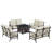 Tarisha 8 - Person Patio Conversation Set with Cushions