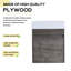 Meuble-lavabo simple 18,15 po avec plateau en résine Mossey-226614554