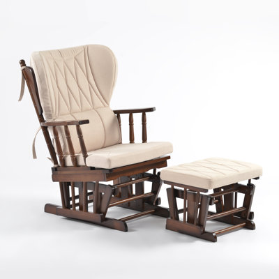 Chaise berçante et repose-pieds Azariyah Konfor