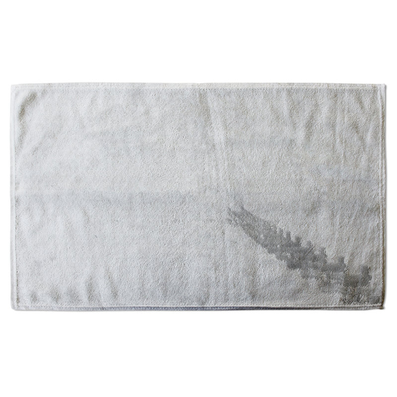 Navea Polyester Shower Curtain Set, White