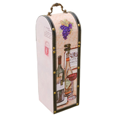 Accringt Wine Bottle Rack in Pink