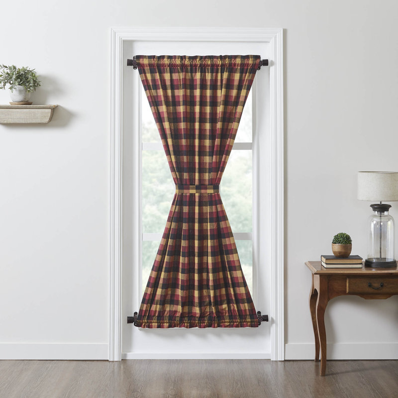 Reber Cotton Blend Room Darkening Single Curtain Panel