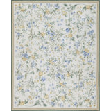 Gros Point Needlepoint One-of-a-Kind 8.0 X 10.0 Flatweave Area Rug
