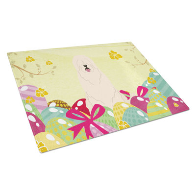 The Holiday Aisle Saroyan Glass South Russian Sheepdog Cutting Board