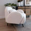 Cloud-arm Upholstered Boucle Accent Chair With Pillow